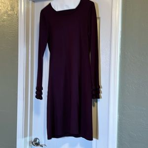 Purple sweater dress size small